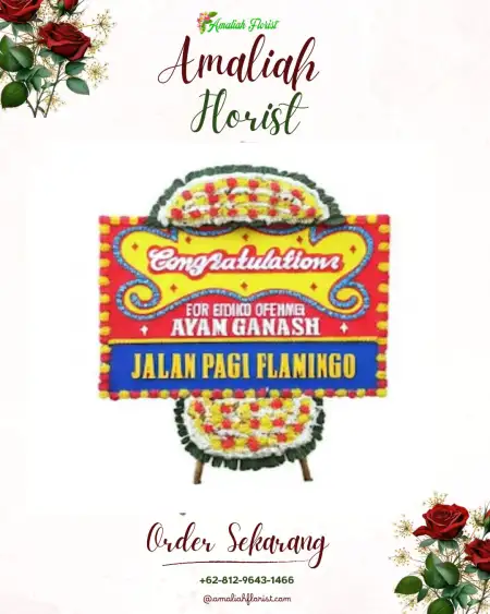 Sewa Papan Bunga Damar